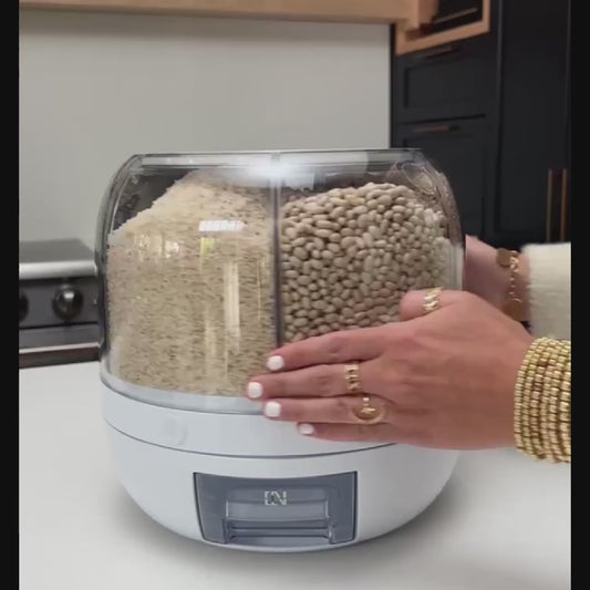 360° Rotating Food Storage Container